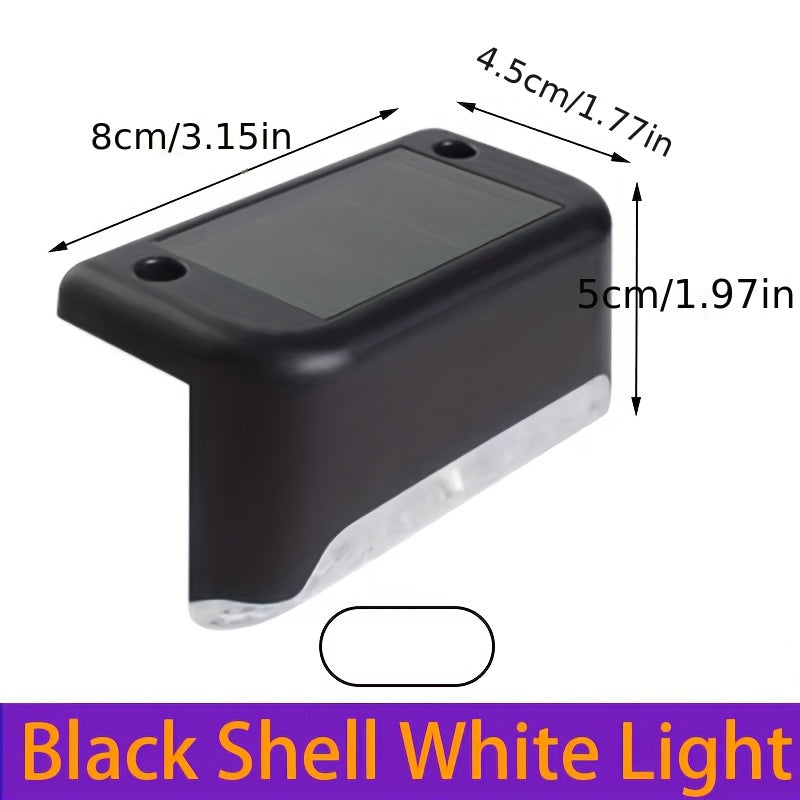 16 Pack Solar Outdoor Garden Lights, Household Garden Arrangement Stairs Deck Lights, Aisle Wall Lights, Rail Decorative Light