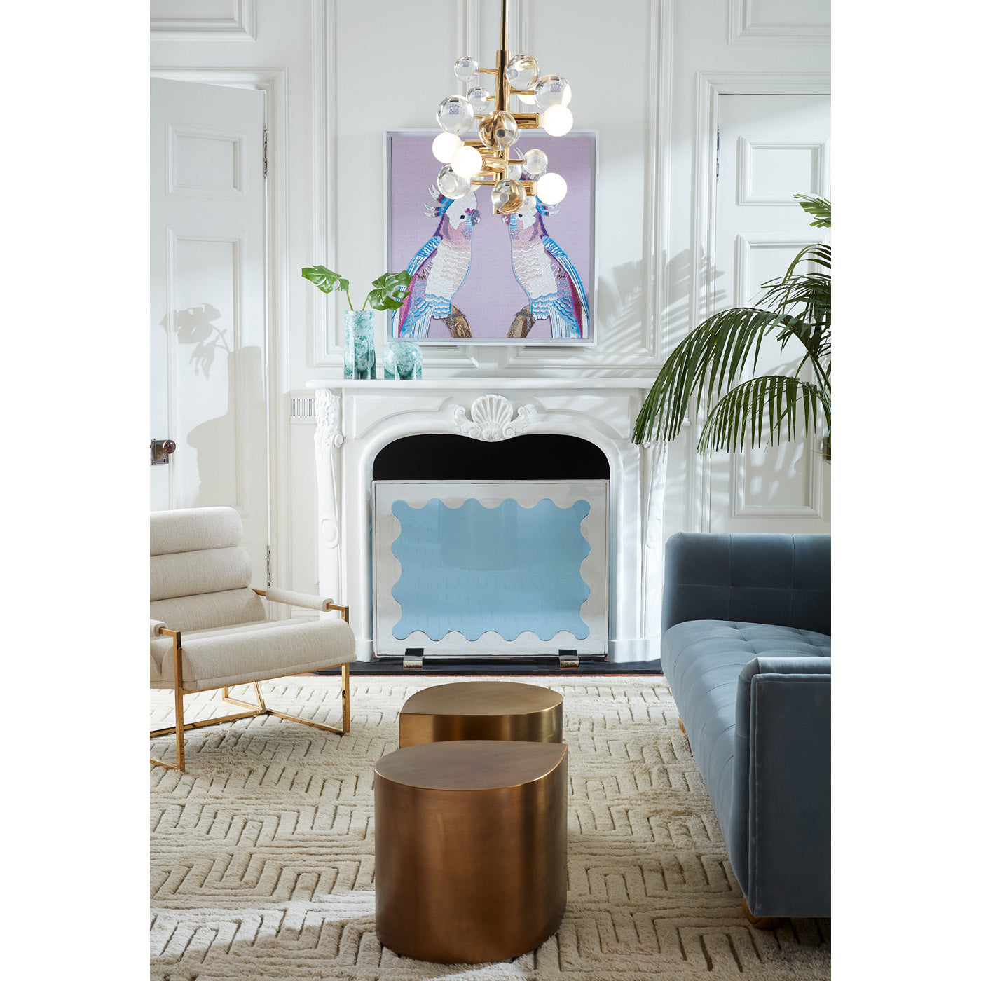 Globo Five-Light Chandelier