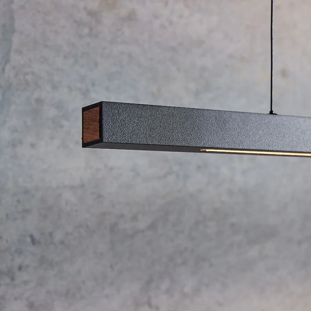 Capsühl Linear | LED Pendant | Black