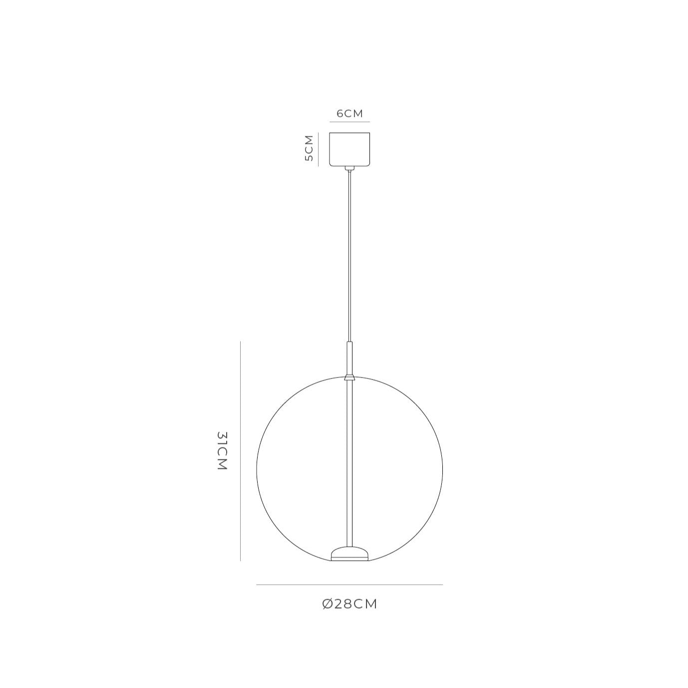 Orb Air Pendant Light