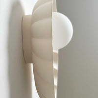 Ceramic Wall Oyster Sconce Light