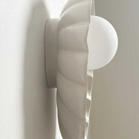 Ceramic Wall Oyster Sconce Light