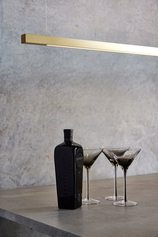 Capsühl Linear | LED Pendant | Brushed Brass