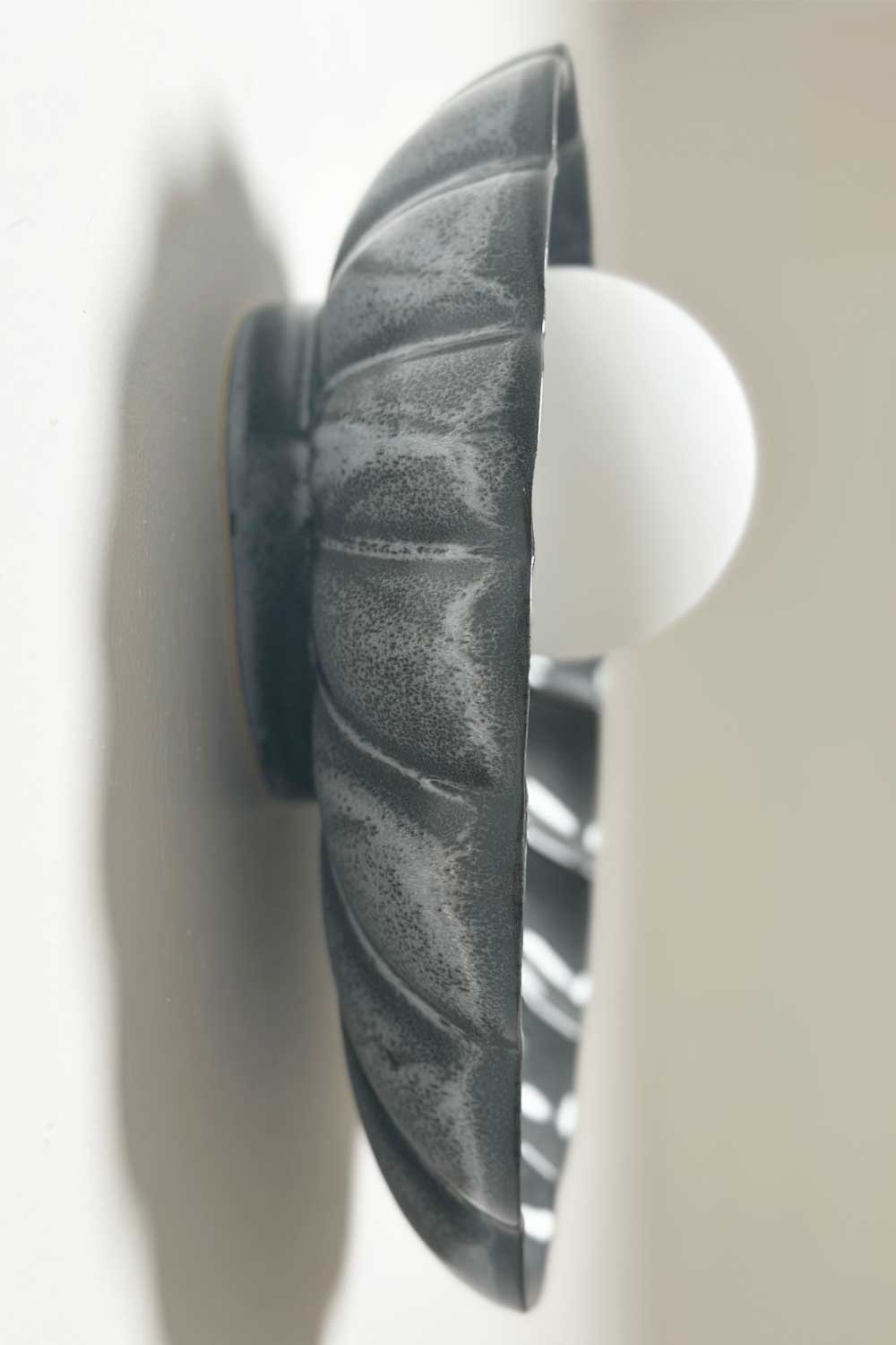 Ceramic Wall Oyster Sconce Light