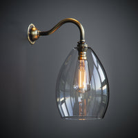 Jules Clear Glass Wall Light