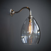 Jules Clear Glass Wall Light