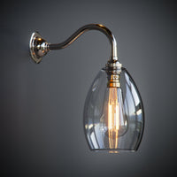 Jules Clear Glass Wall Light