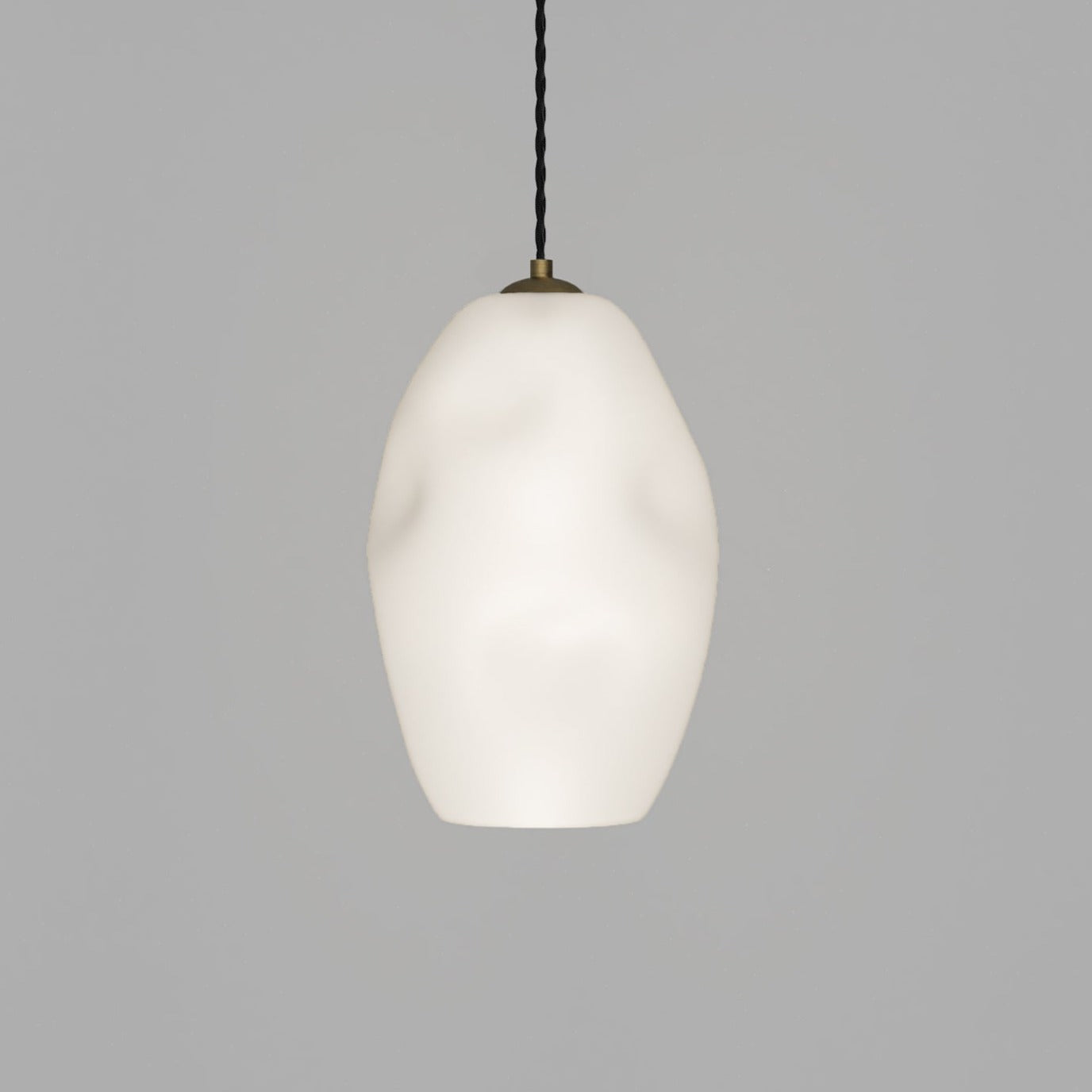 Organic White Pendant Light