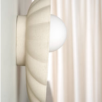 Ceramic Wall Oyster Sconce Light